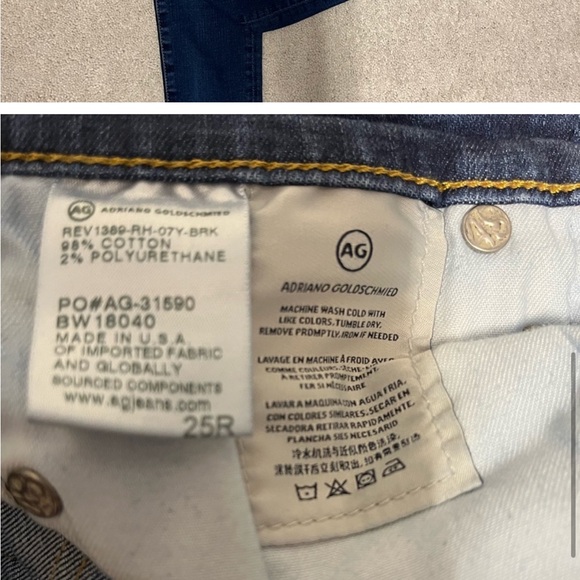 Adriano Goldschmied The Legging Ankle jean size 25R - Picture 11 of 11